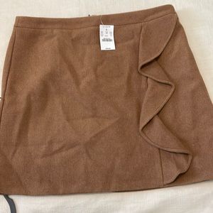 Wool blend J Crew Mercantile mini skirt